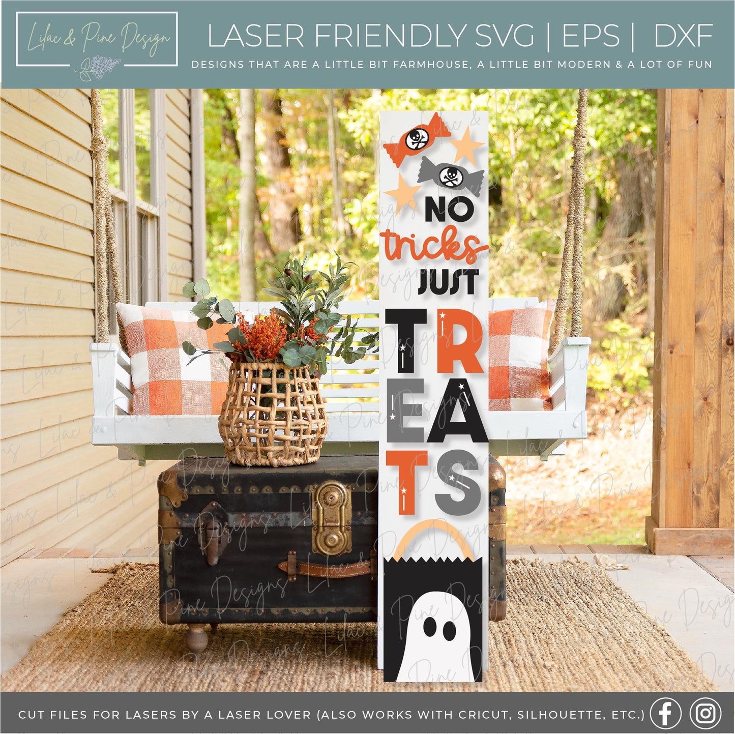Halloween welcome sign bundle, Halloween porch sign, Halloween vertical sign svg, ghost svg, spider svg, beware svg, Glowforge laser SVG