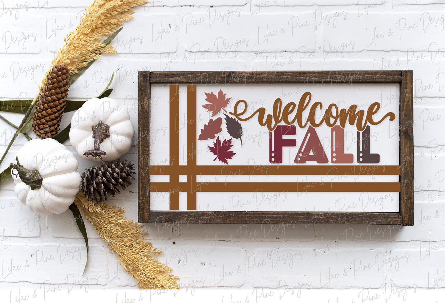 Welcome Fall sign svg, Autumn sign, fall leaves sign SVG, farmhouse svg, fall laser svg, fall home decor SVG, Glowforge SVG, laser cut file