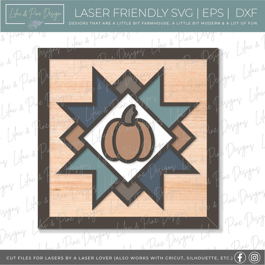 barn quilt pumpkin sign SVG, pumpkin sign svg, fall sign SVG, fall decor svg, quilt svg, boho farmhouse svg, Glowforge SVG, laser cut file