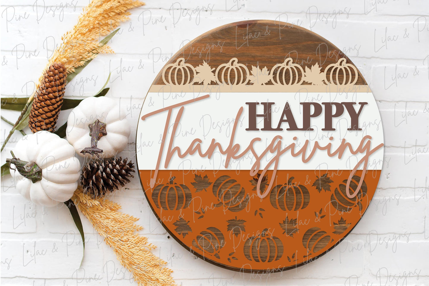 Thanksgiving door hanger SVG, Fall pumpkin sign SVG, Thanksgiving welcome sign svg, Fall decor, Fall sign svg, Glowforge SVG, laser cut file
