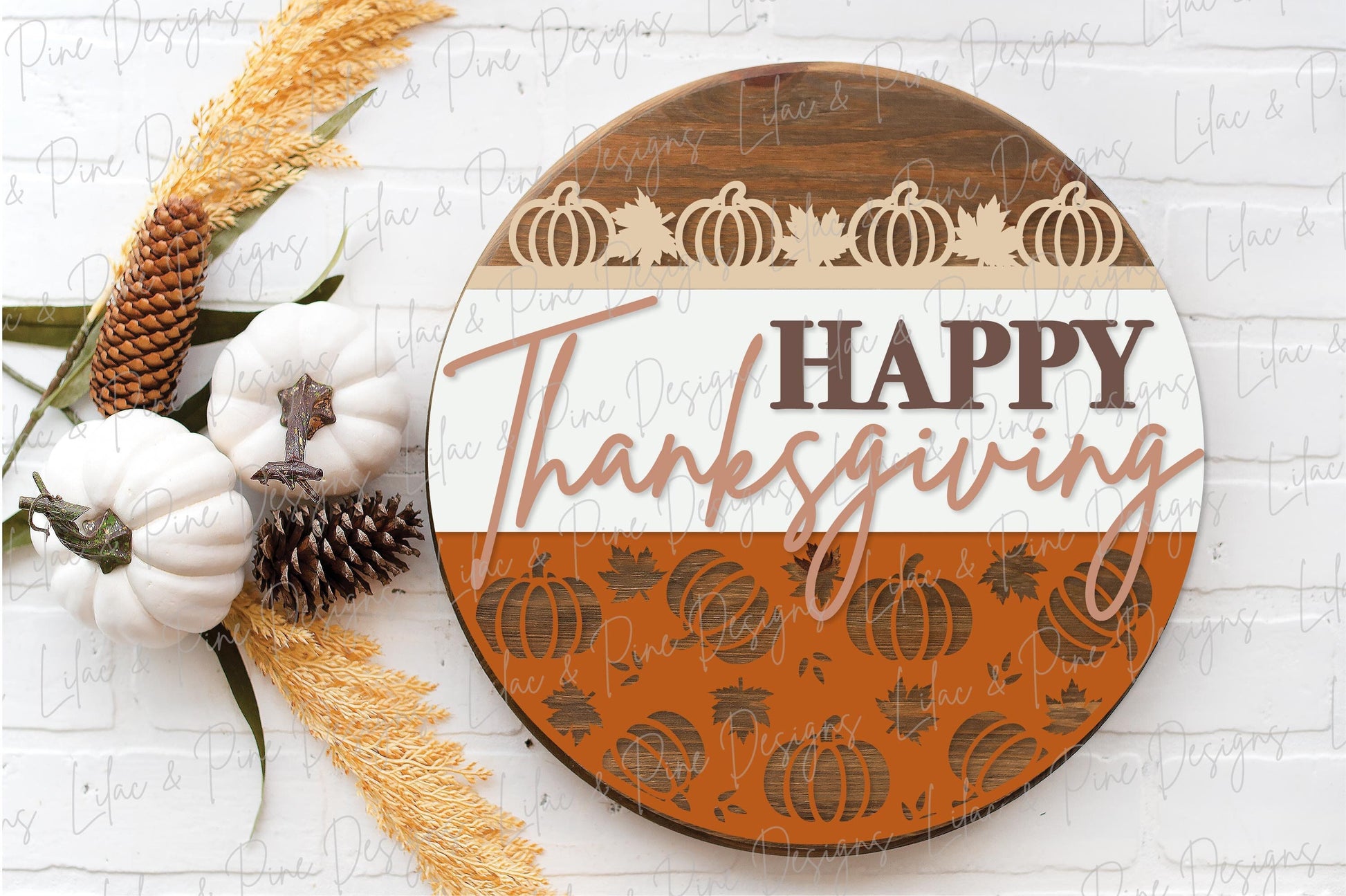 Thanksgiving door hanger SVG, Fall pumpkin sign SVG, Thanksgiving welcome sign svg, Fall decor, Fall sign svg, Glowforge SVG, laser cut file