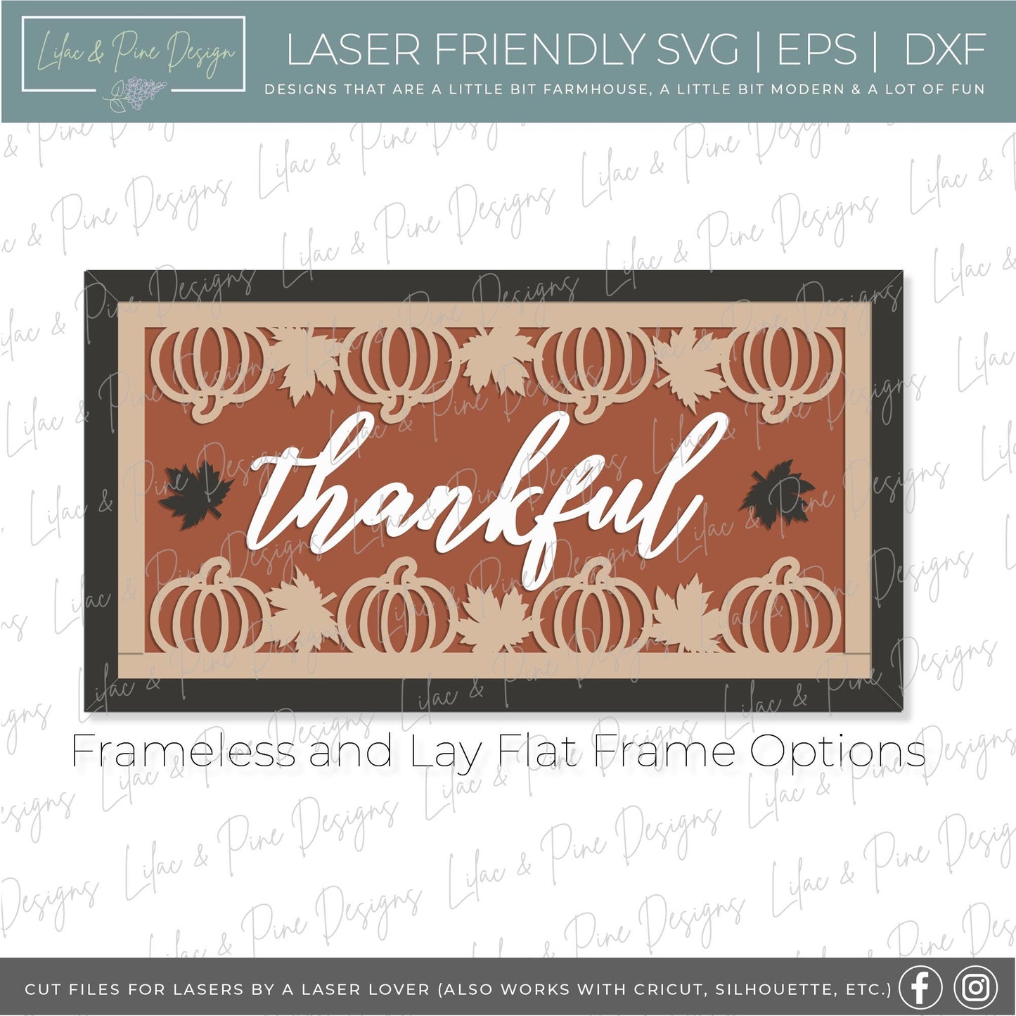 Thankful sign SVG, pumpkin fall sign SVG, Thanksgiving sign svg, fall decor svg, Thanksgiving decor svg, Glowforge SVG, laser cut file