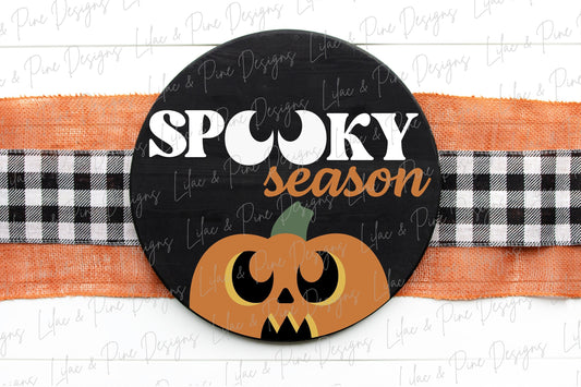 Halloween welcome sign, Spooky Season SVG, Halloween door hanger SVG, Pumpkin sign, jack o lantern svg, Glowforge Svg, laser cut file