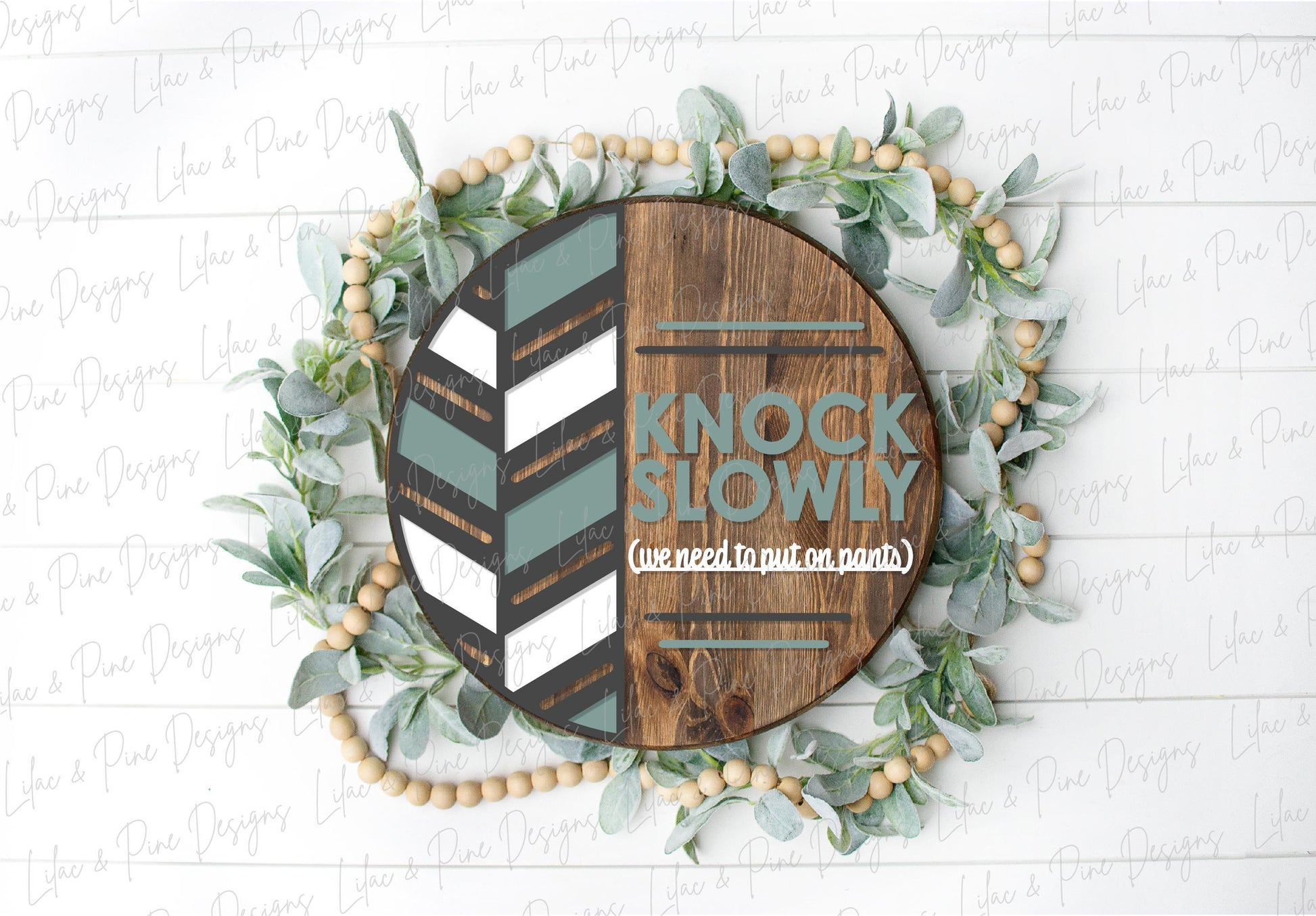 Knock Slowly door hanger, quilt welcome sign SVG, boho door hanger, funny welcome sign svg, porch decor, Glowforge Svg, laser cut file