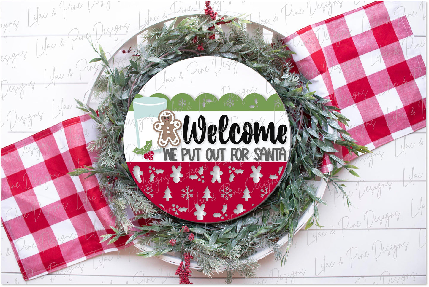 We Put out for Santa sign SVG, Funny Christmas welcome sign SVG, Snarky Christmas sign, Funny Christmas decor, Glowforge Svg, laser cut file