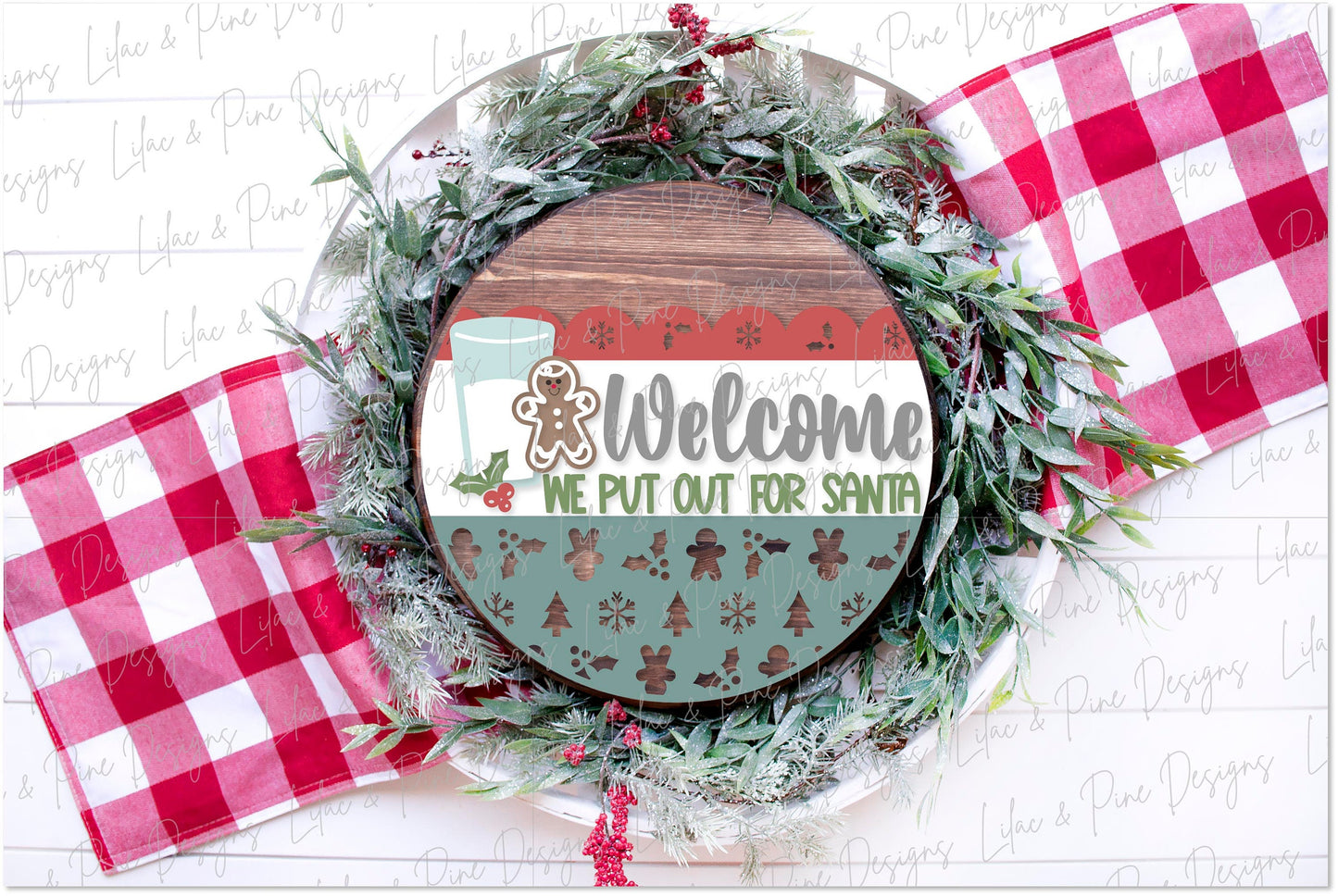 We Put out for Santa sign SVG, Funny Christmas welcome sign SVG, Snarky Christmas sign, Funny Christmas decor, Glowforge Svg, laser cut file