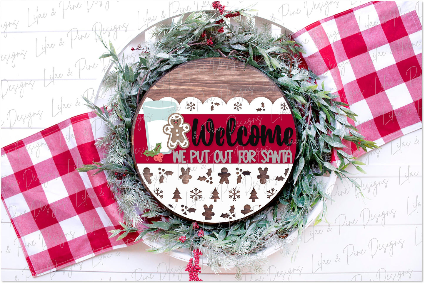 We Put out for Santa sign SVG, Funny Christmas welcome sign SVG, Snarky Christmas sign, Funny Christmas decor, Glowforge Svg, laser cut file