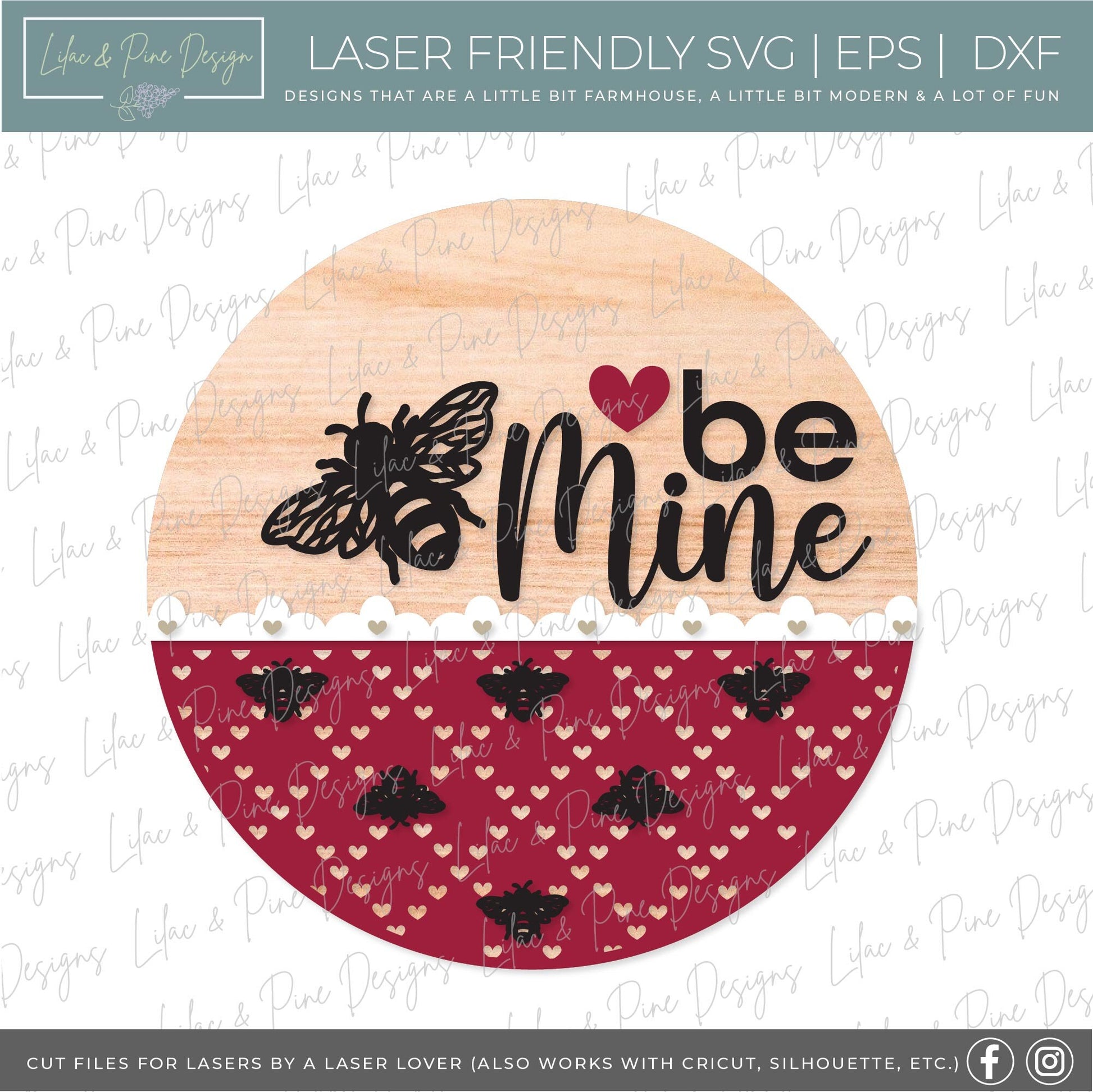Valentines door hanger bundle, Valentines Day sign bundle SVG, Valentines laser file, love SVG, hearts svg, Glowforge SVG, laser cut file