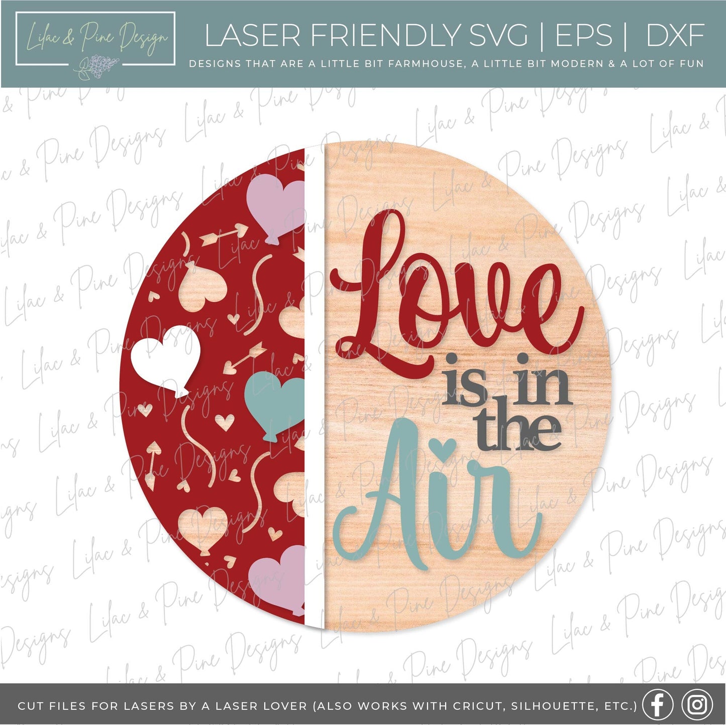 Valentines door hanger bundle, Valentines Day sign bundle SVG, Valentines laser file, love SVG, hearts svg, Glowforge SVG, laser cut file