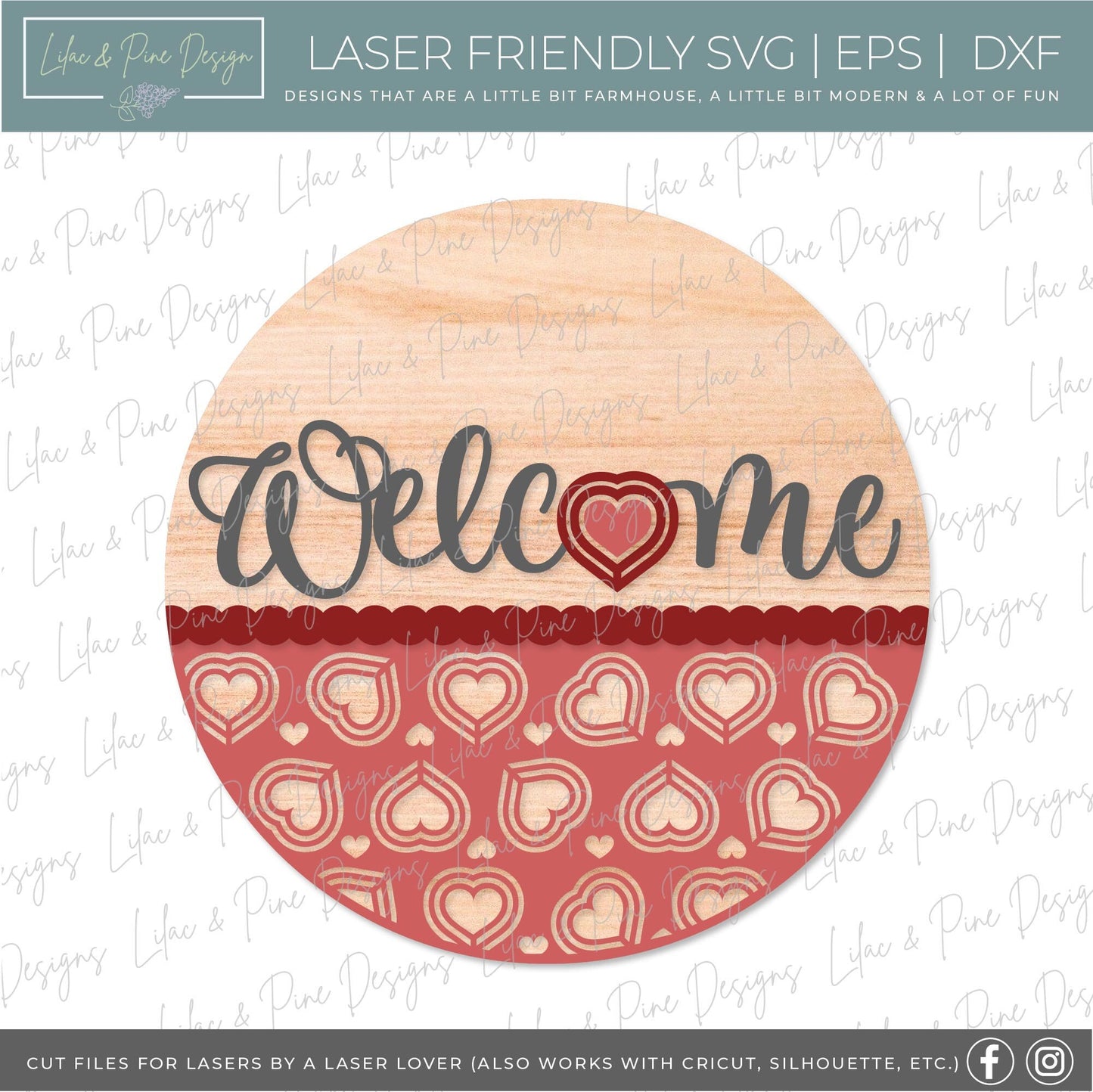 Valentines door hanger bundle, Valentines Day sign bundle SVG, Valentines laser file, love SVG, hearts svg, Glowforge SVG, laser cut file