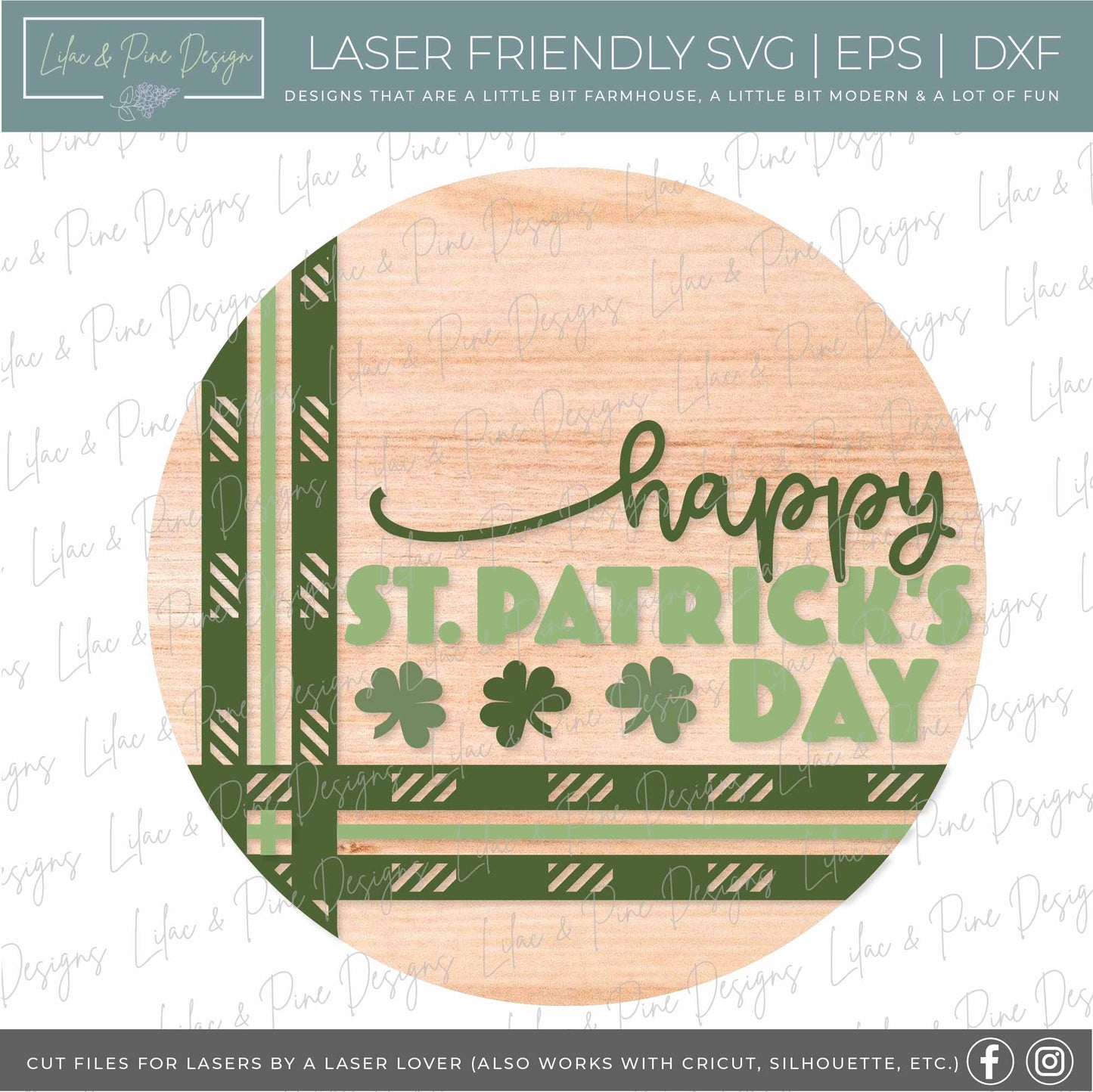 St Patrick's Day Door Hanger bundle, Leprechaun SVG, St Patty's Day Welcome Sign, shamrock svg, lucky svg, Glowforge Svg, laser cut file