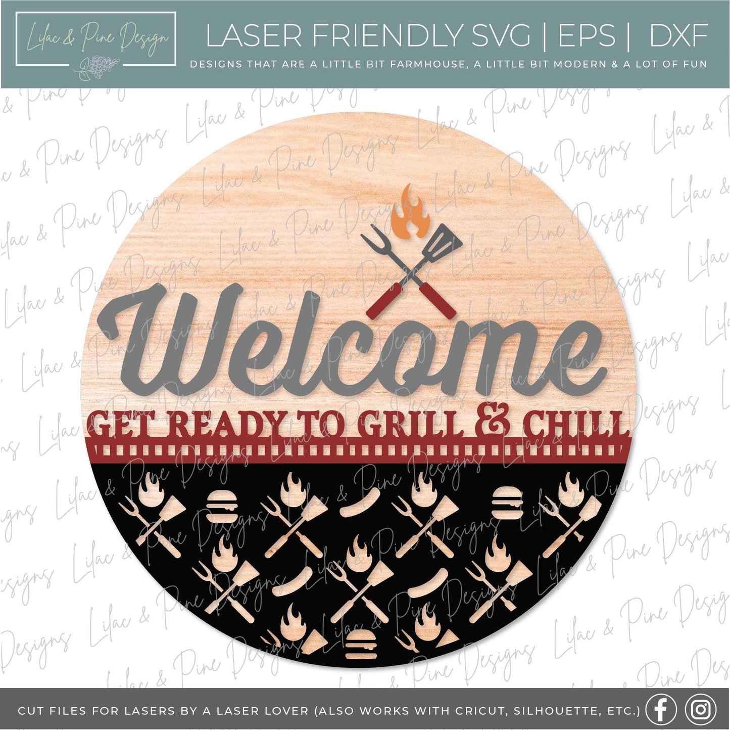 Summer welcome sign bundle, round door hanger sign, toucan SVG, tropical svg, sun quilt SVG, grill sign. Glowforge SVG, laser cut file