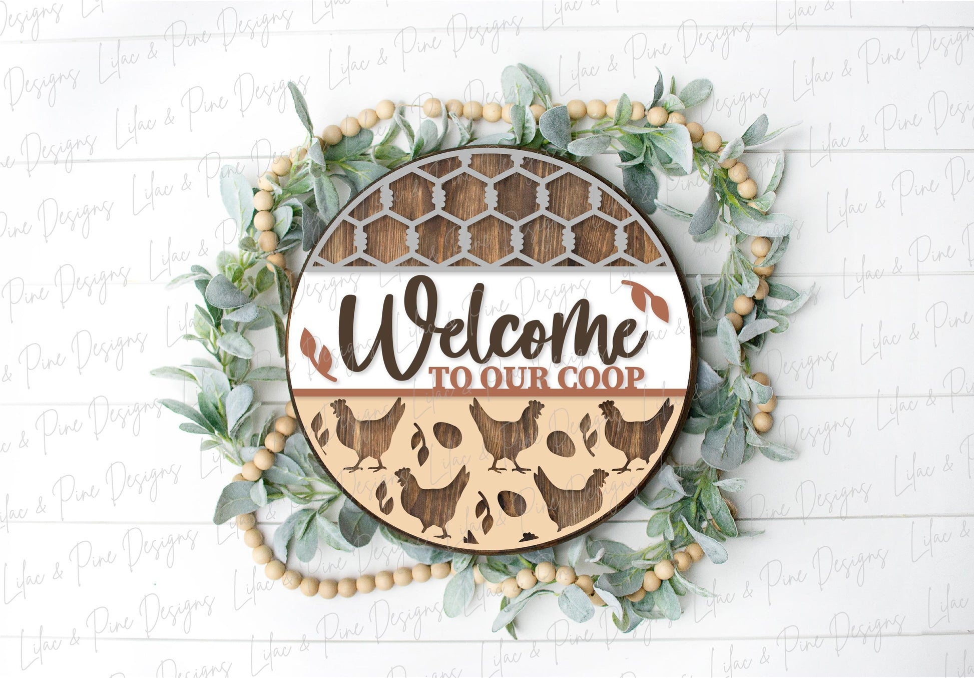 Chicken coop sign, welcome sign SVG, Chicken door hanger svg, farmhouse sign, farm life svg, farm animals svg, Glowforge Svg, laser cut file