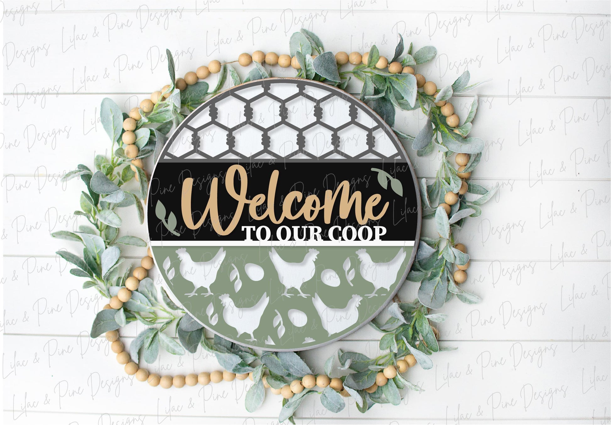 Chicken coop sign, welcome sign SVG, Chicken door hanger svg, farmhouse sign, farm life svg, farm animals svg, Glowforge Svg, laser cut file
