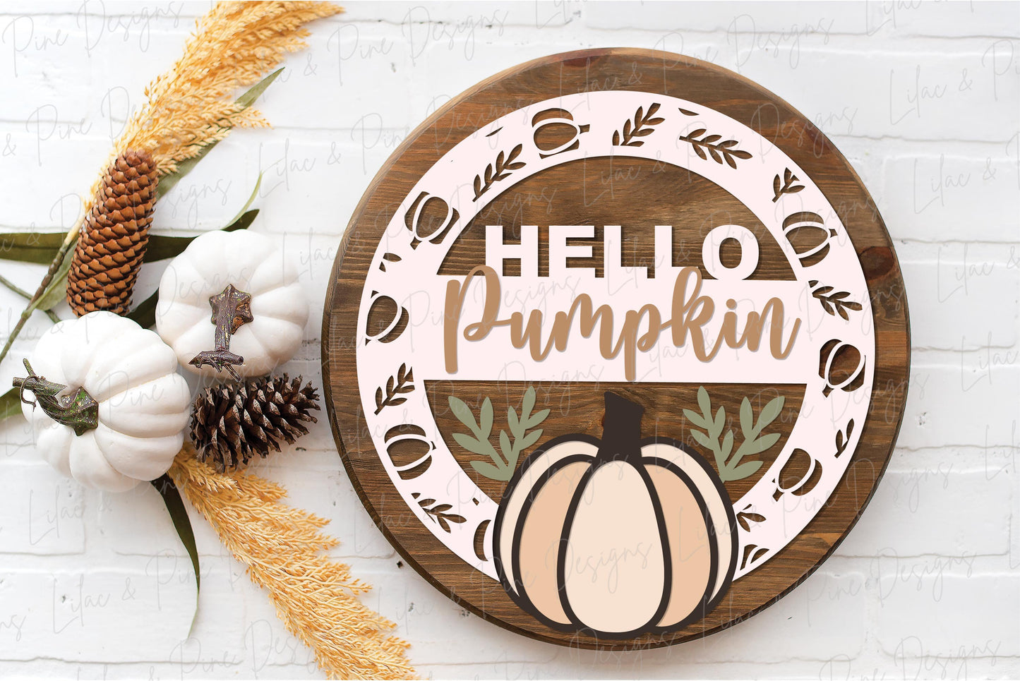 Pumpkin door hanger SVG, Fall door hanger, Help Pumpkin sign, Pumpkin welcome sign SVG, fall decor, Glowforge laser SVG, laser cut file