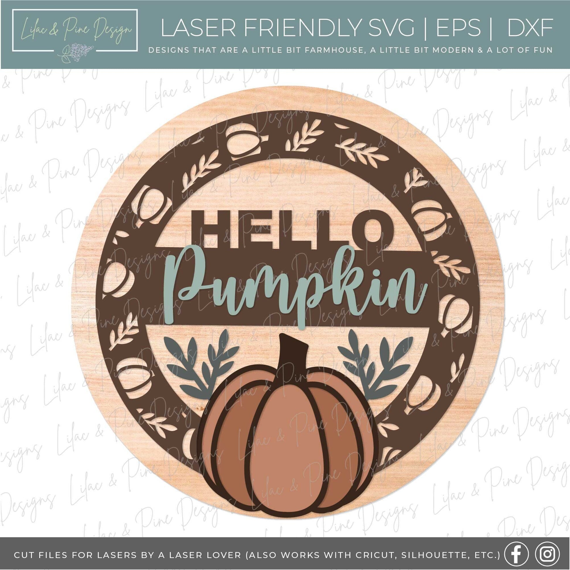 Pumpkin door hanger SVG, Fall door hanger, Help Pumpkin sign, Pumpkin welcome sign SVG, fall decor, Glowforge laser SVG, laser cut file