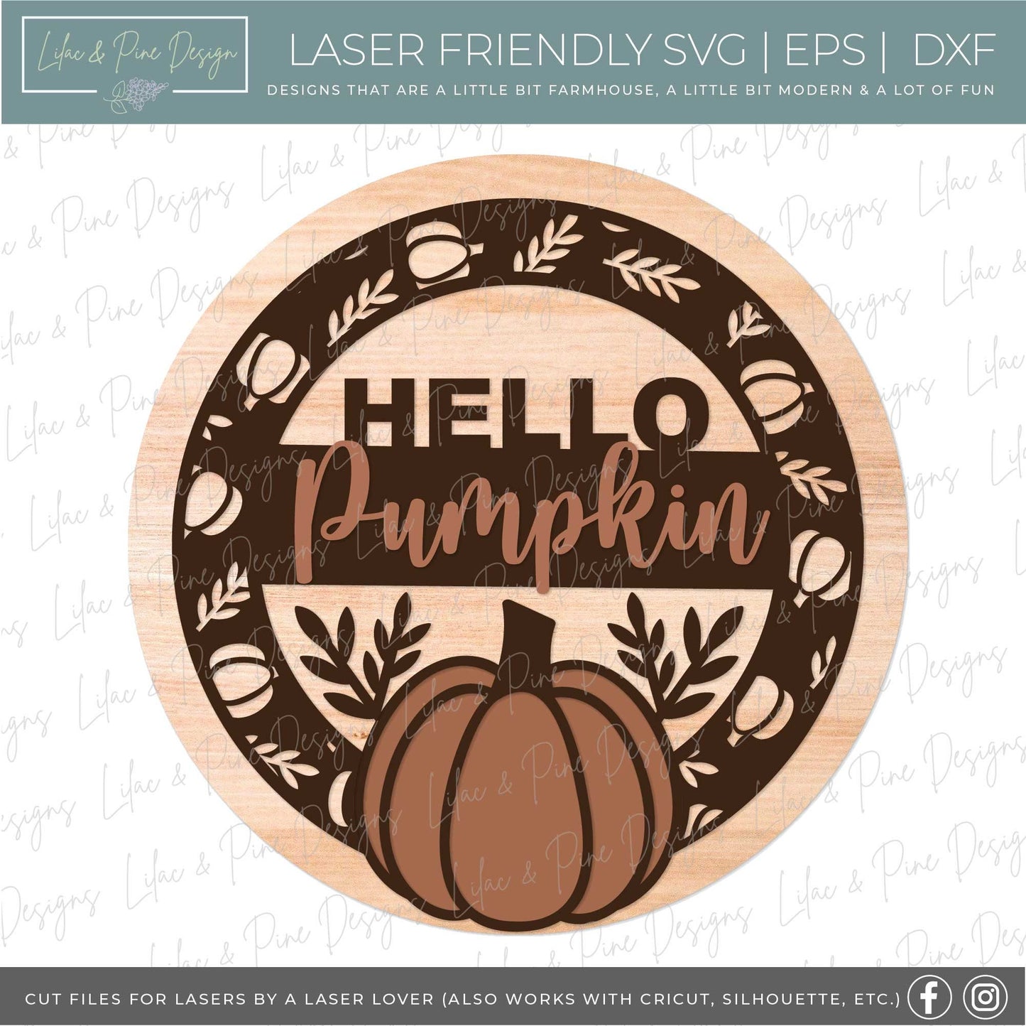Pumpkin door hanger SVG, Fall door hanger, Help Pumpkin sign, Pumpkin welcome sign SVG, fall decor, Glowforge laser SVG, laser cut file