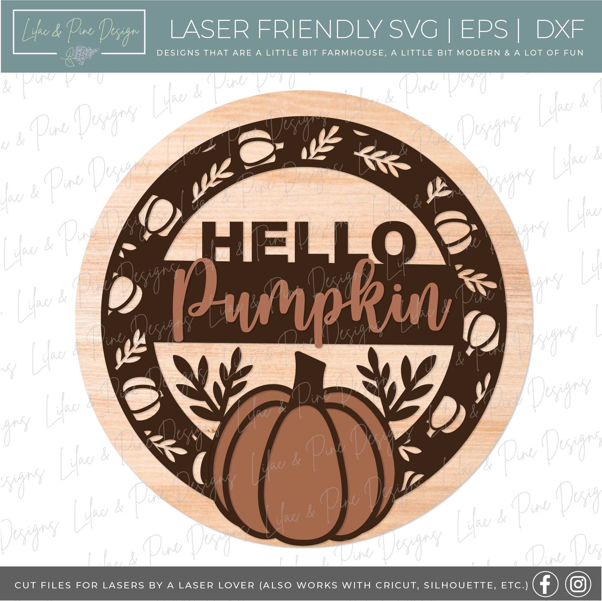 Pumpkin door hanger SVG, Fall door hanger, Help Pumpkin sign, Pumpkin welcome sign SVG, fall decor, Glowforge laser SVG, laser cut file