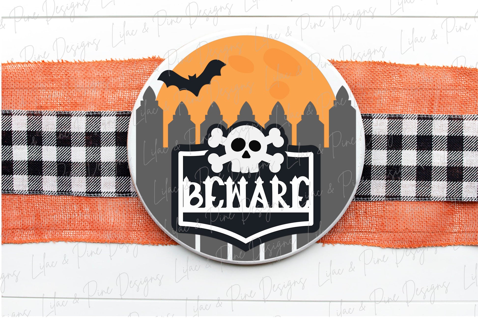 Halloween door hanger, Halloween Go Away SVG, Keep out SVG, Skull and crossbones beware sign, Halloween decor, Glowforge Svg, laser cut file