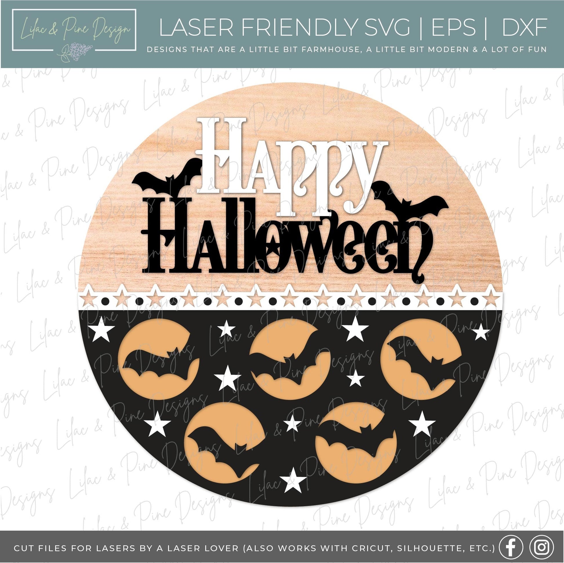 Halloween welcome bundle, Halloween door hanger SVG, ghost sign, magic owl SVG, bat sign, Frankenstein avg, Glowforge SVG, laser cut file