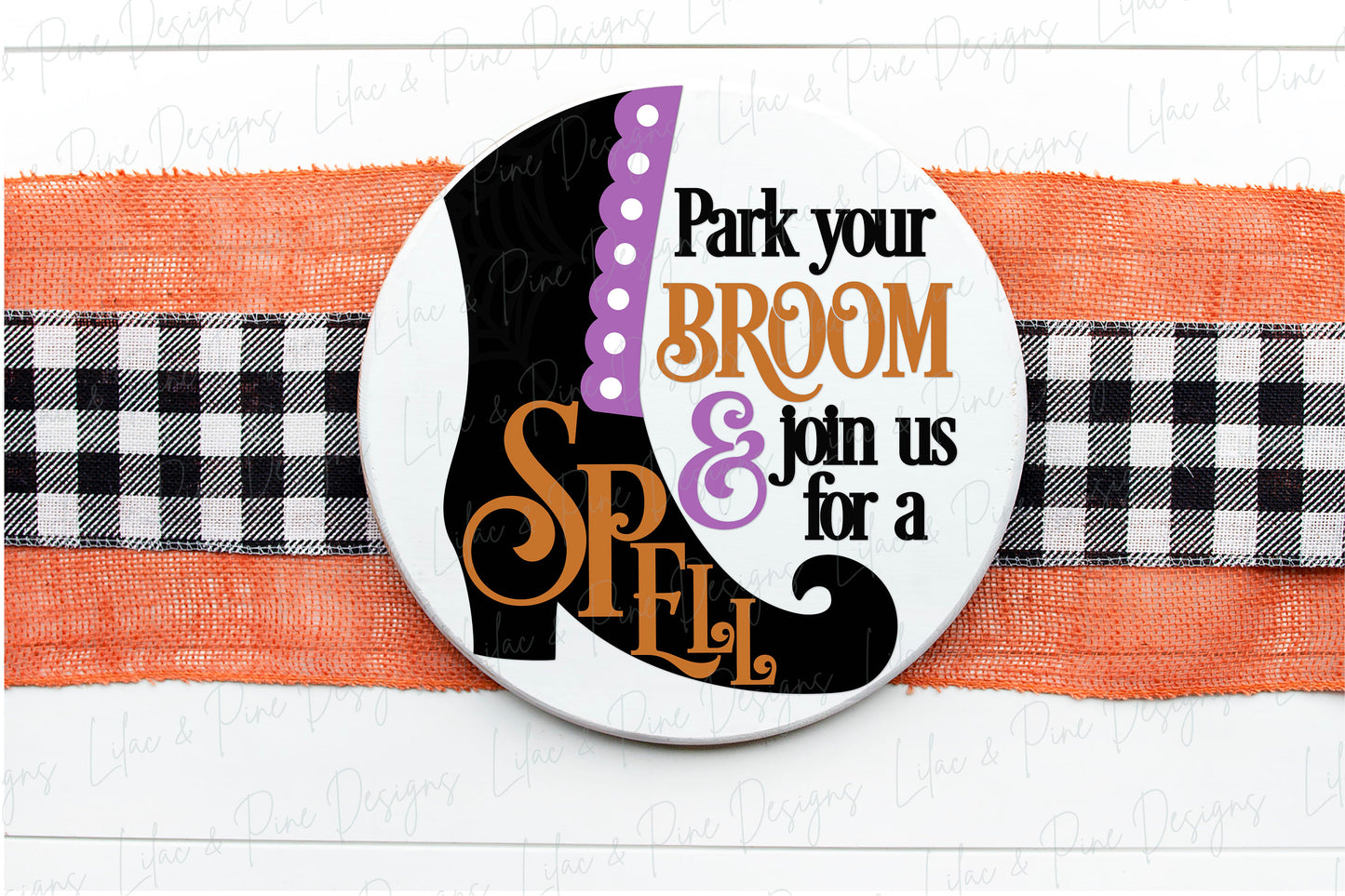 Halloween sign, Witch door hanger SVG, Witch boot welcome sign, Halloween decor, Come in for a Spell SVG, Glowforge Svg, laser cut file