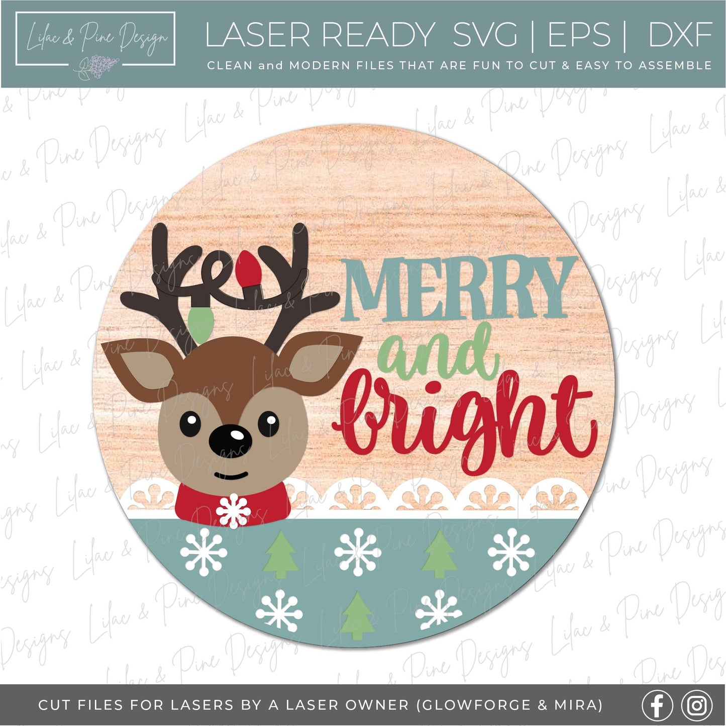 Christmas Door Hanger bundle, Holiday welcome signs, Gingerbread Christmas SVG, Joy wreath svg, Ski lodge SVG, Glowforge Svg, laser cut file