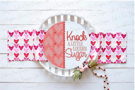 Valentines Day welcome sign SVG, heart patterned door hanger SVG, Valentine round sign svg, paint party, Glowforge Svg, laser cut file