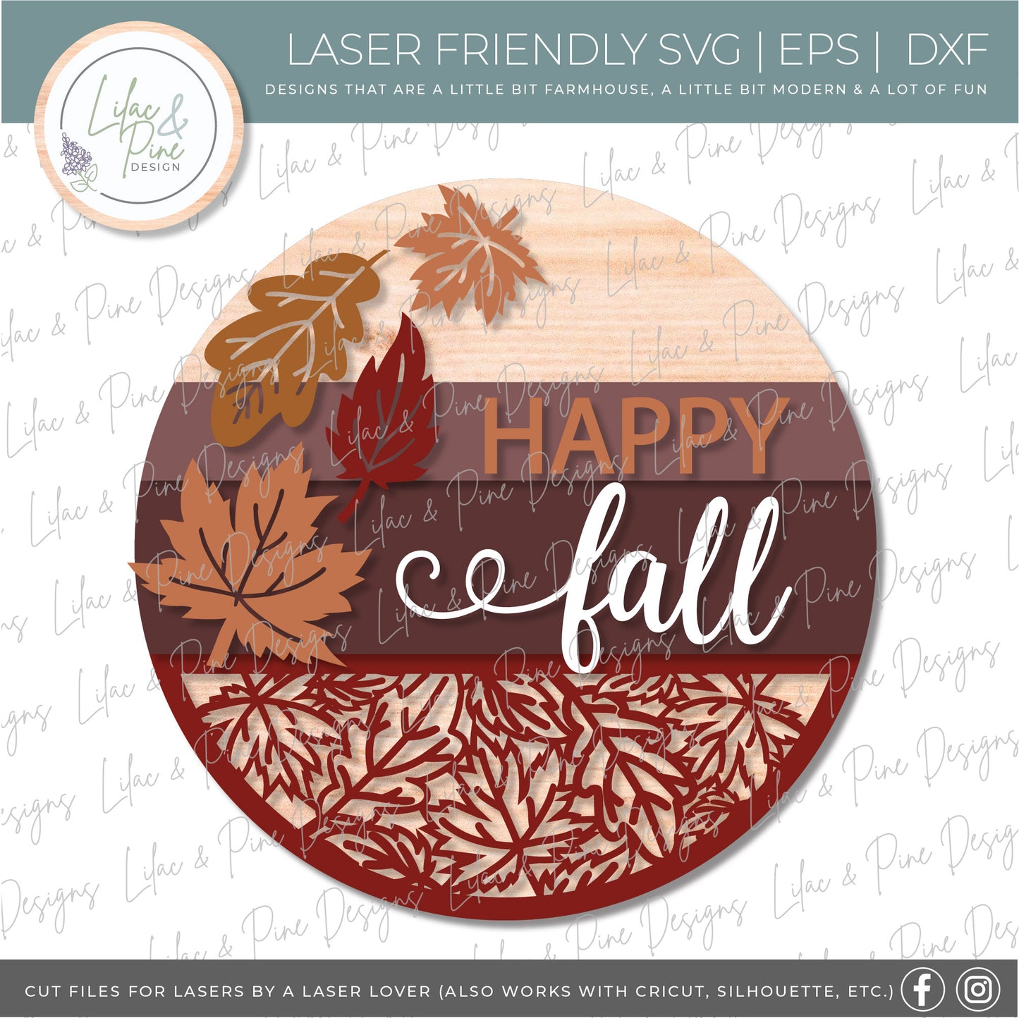 Hello Fall sign SVG, Happy Autumn Fall sign SVG, happy fall door decor svg, hello Autumn SVG, fall leaves svg, Glowforge Svg, laser cut file
