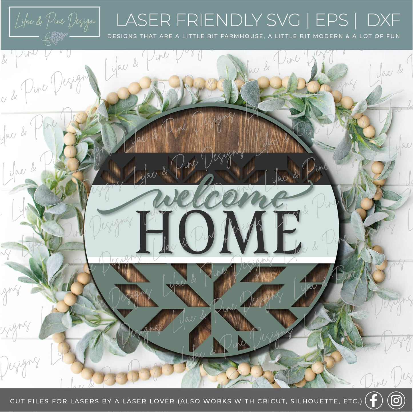 Everyday Signs COMPLETE bundle Volume 1, Welcome signs, Round door hangers, Farmhouse SVG, boho SVG,