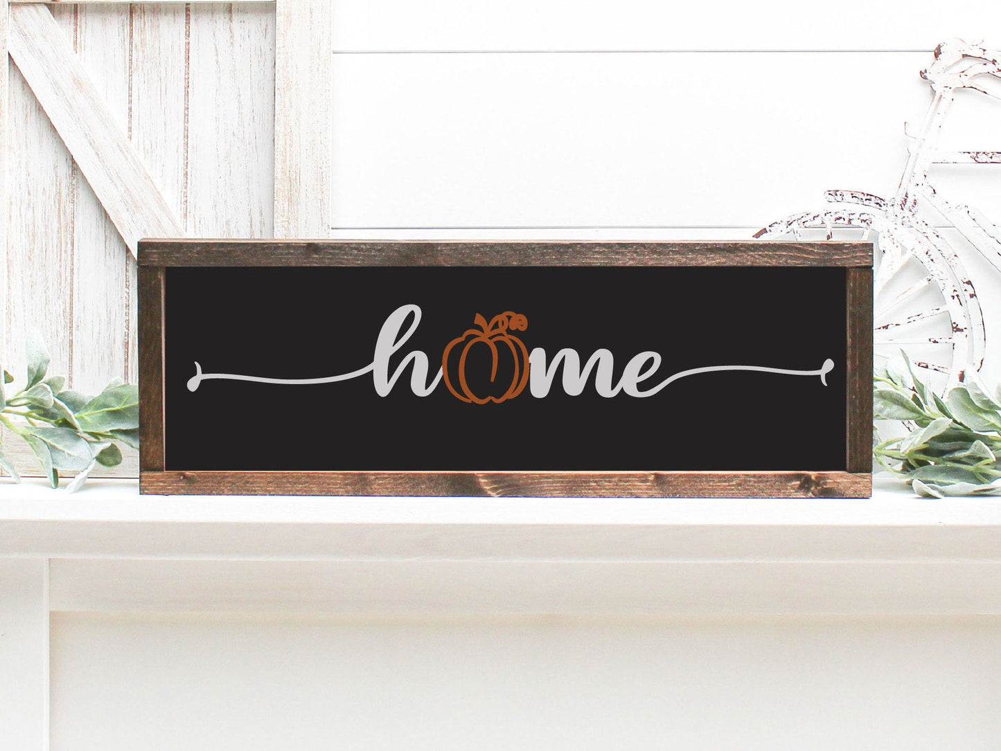 Pumpkin Home SVG, Pumpkin Home sign, hand lettered home SVG, Fall home Decor SVG, Pumpkin Decor Svg, modern farmhouse, Autumn decor