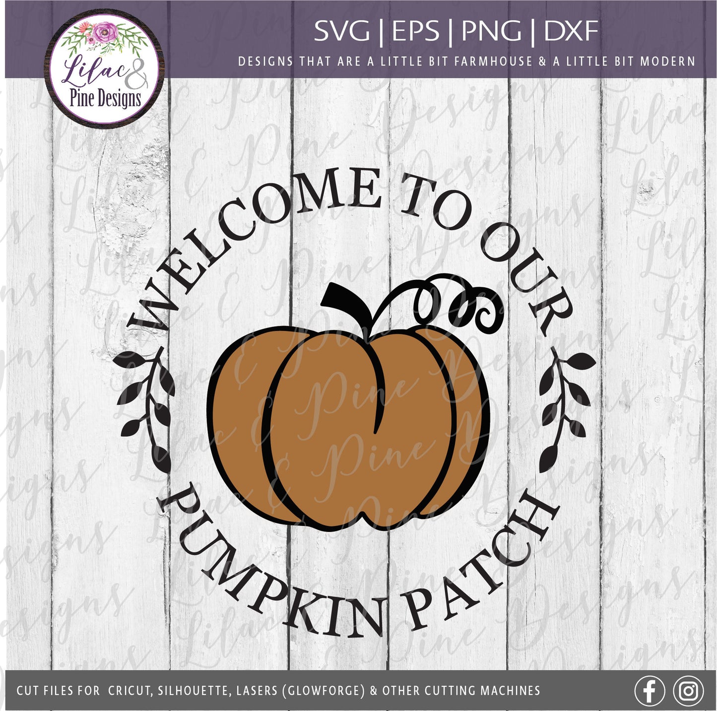 Pumpkin patch SVG, Welcome Pumpkin SVG, Fall Pumpkin SVG, Fall Decor Svg, Modern Farmhouse decor, Pumpkin round Svg, fall sign, pumpkin sign