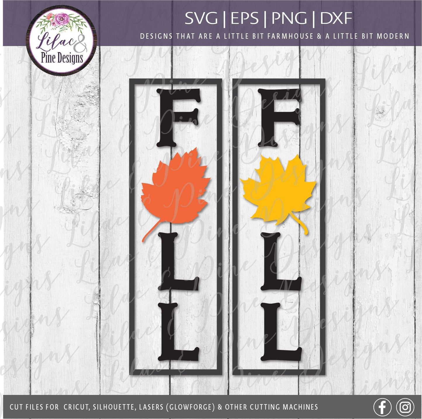 Fall sign SVG, Fall porch sign SVG, Vertical fall SVG, Fall leaf sign Svg, Fall home Decor Svg, modern farmhouse Svg, Fall porch decor