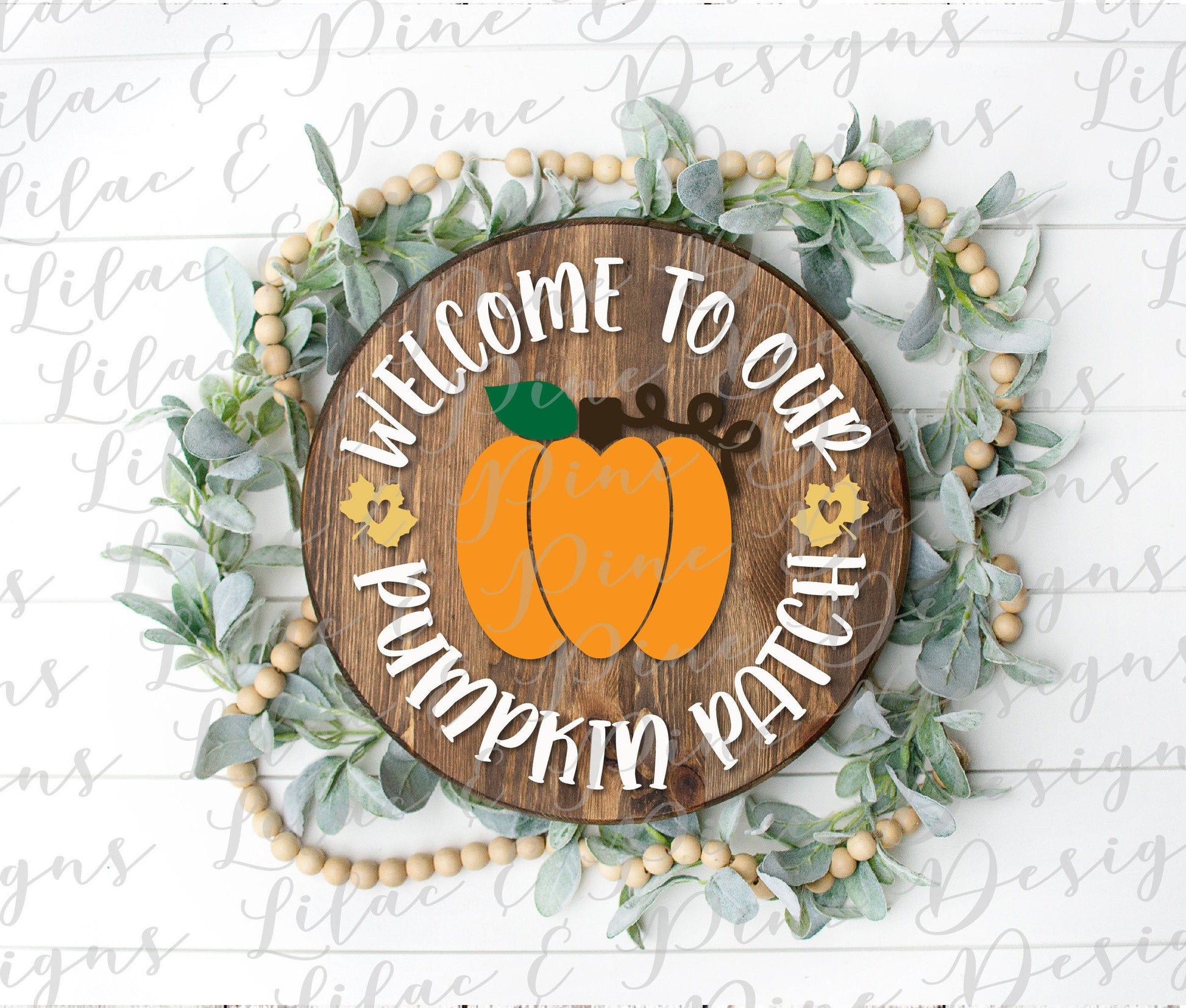 Pumpkin patch SVG, Welcome Pumpkin SVG, Fall Pumpkin SVG, Fall Decor Svg, Modern Farmhouse decor, Pumpkin round Svg, fall sign, pumpkin sign