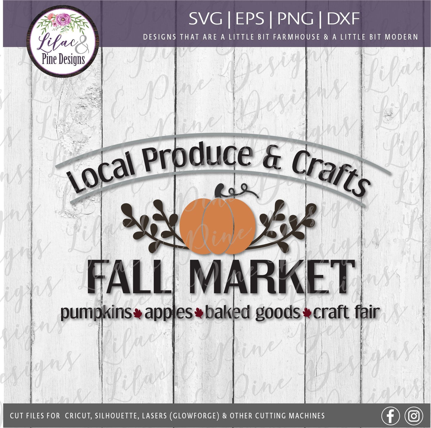 Fall Market SVG Cut File, Pumpkin SVG, Fall Decor SVG, Modern Farmhouse decor, autumn Svg, fall sign Svg, pumpkin sign, rustic decor Svg