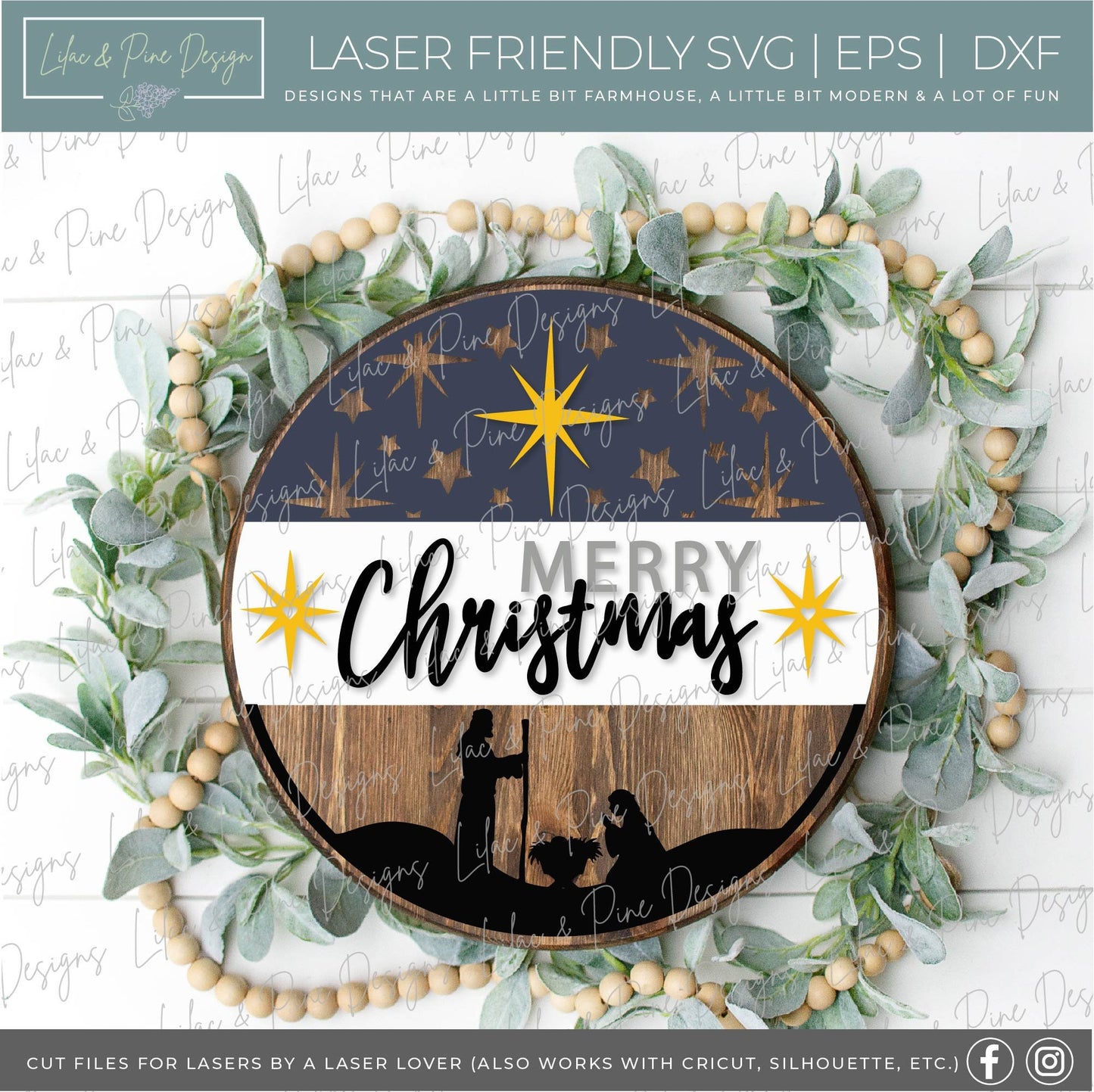 Christmas door hanger bundle, Christmas sign bundle SVG, Christmas laser file, Christmas sign SVG, snow SVG, Glowforge files, laser cut file