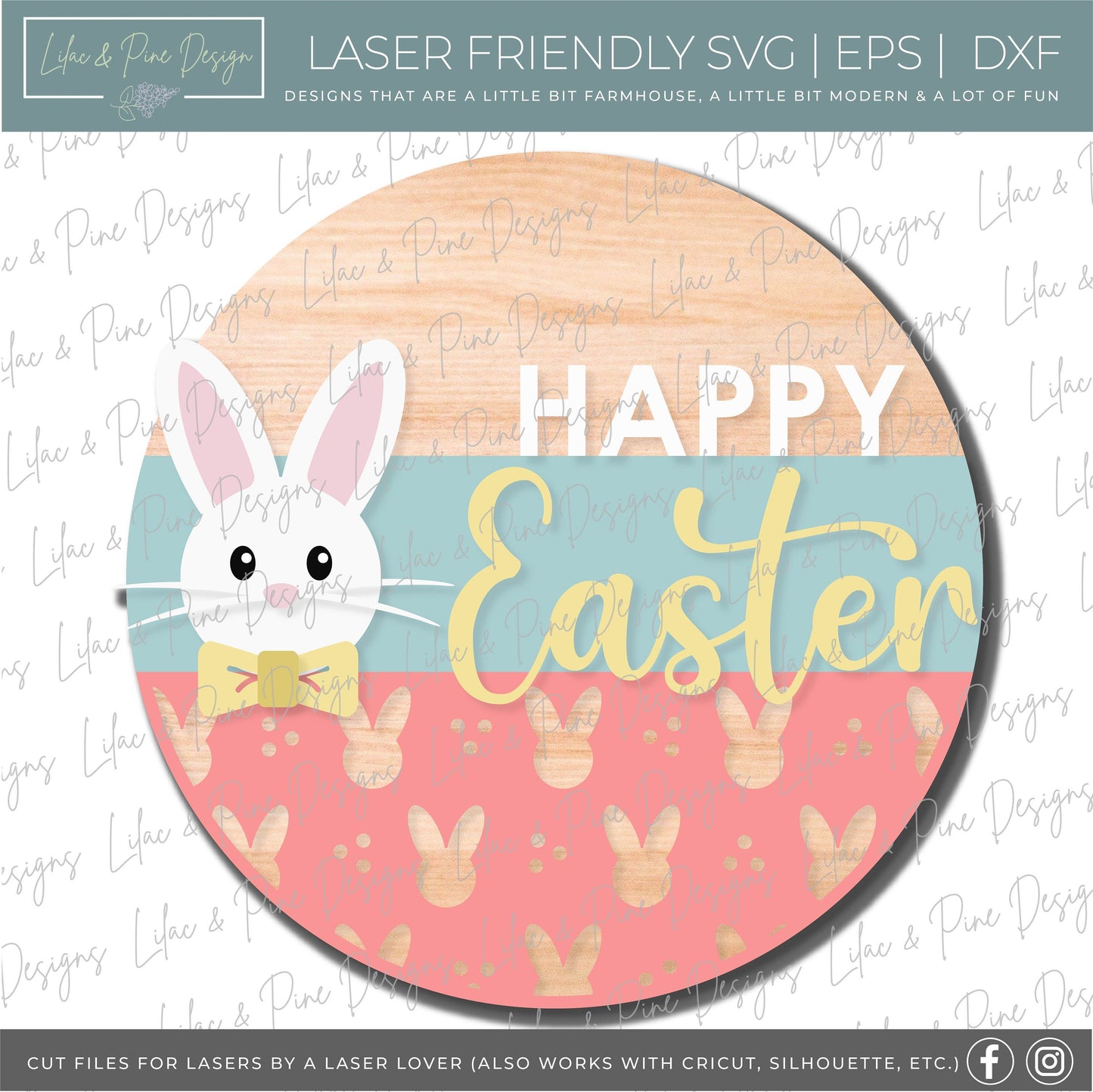 Spring welcome sign bundle, Easter door hanger SVG bundle, tulip SVG, daffodil svg, bunny svg, gnome SVG, Glowforge files, laser cut file