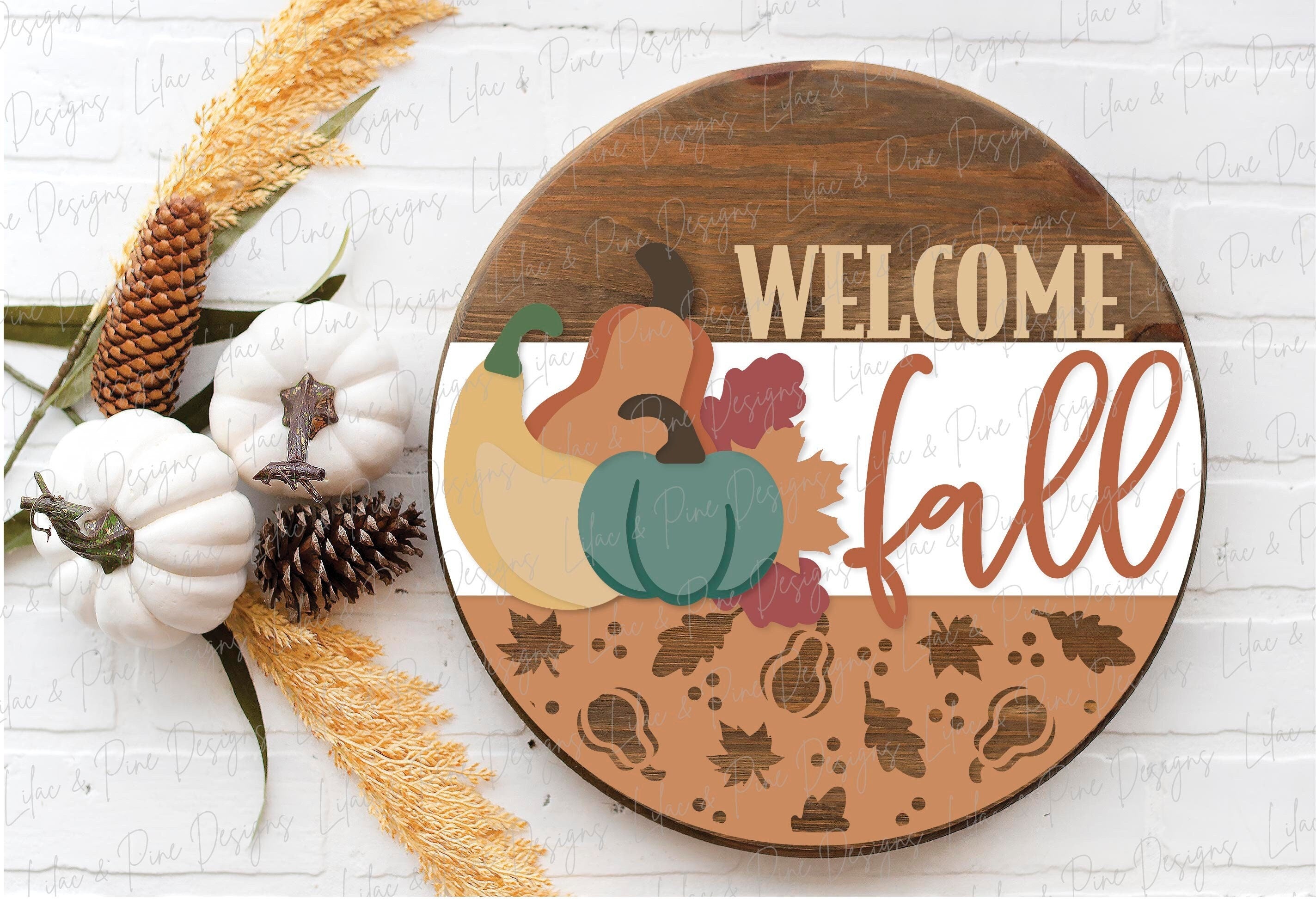 Welcome Fall Door outlet hanger, door decor, Fall