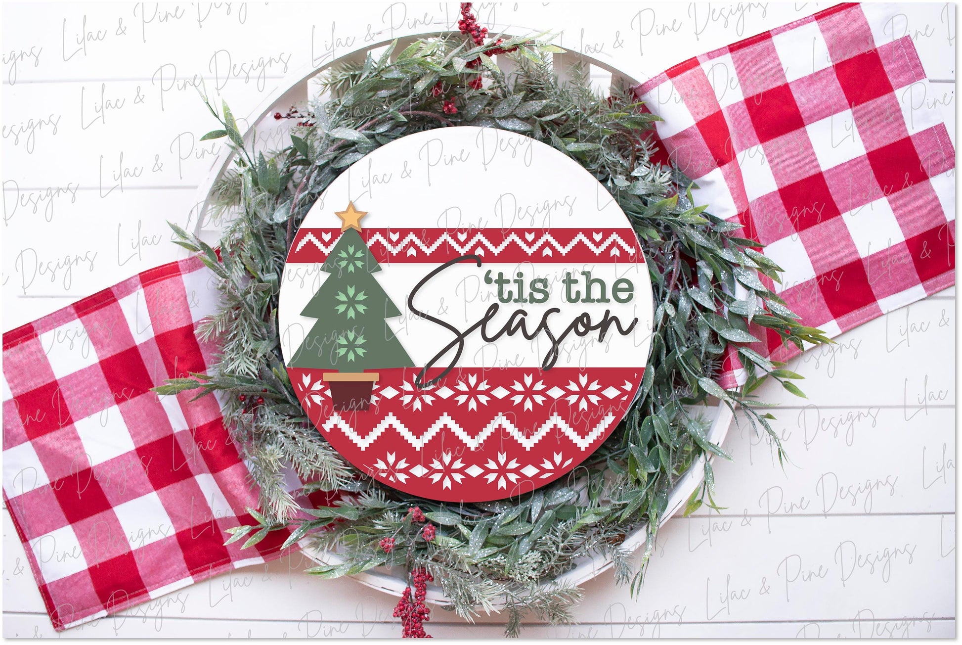 Tis the Season sign SVG, Christmas welcome sign SVG, Christmas door hanger SVG, Nordic welcome sign svg, Glowforge Svg, laser cut file