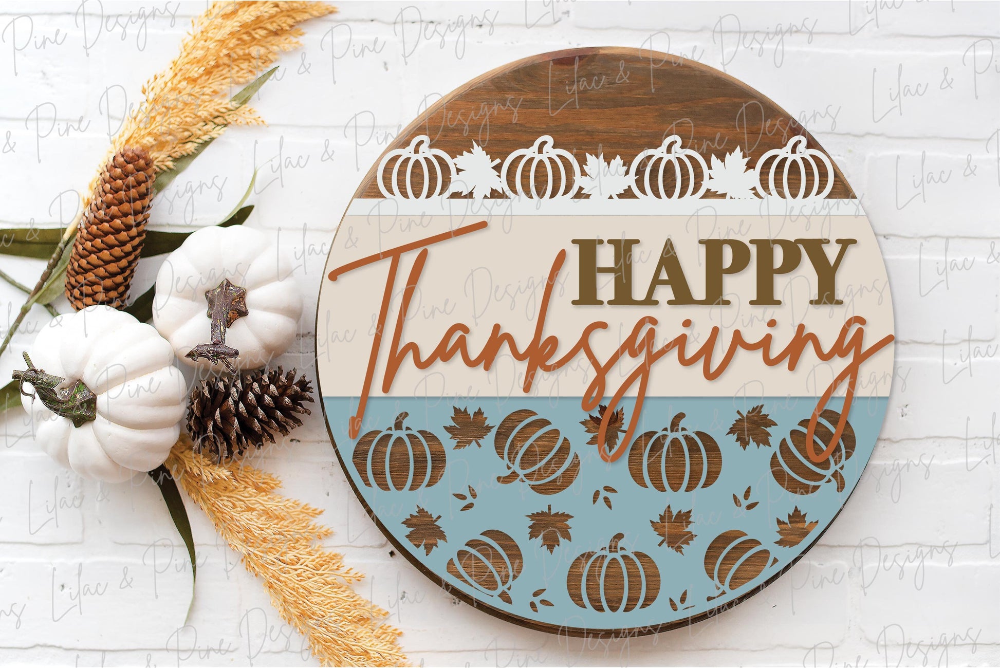 Thanksgiving door hanger SVG, Fall pumpkin sign SVG, Thanksgiving welcome sign svg, Fall decor, Fall sign svg, Glowforge SVG, laser cut file