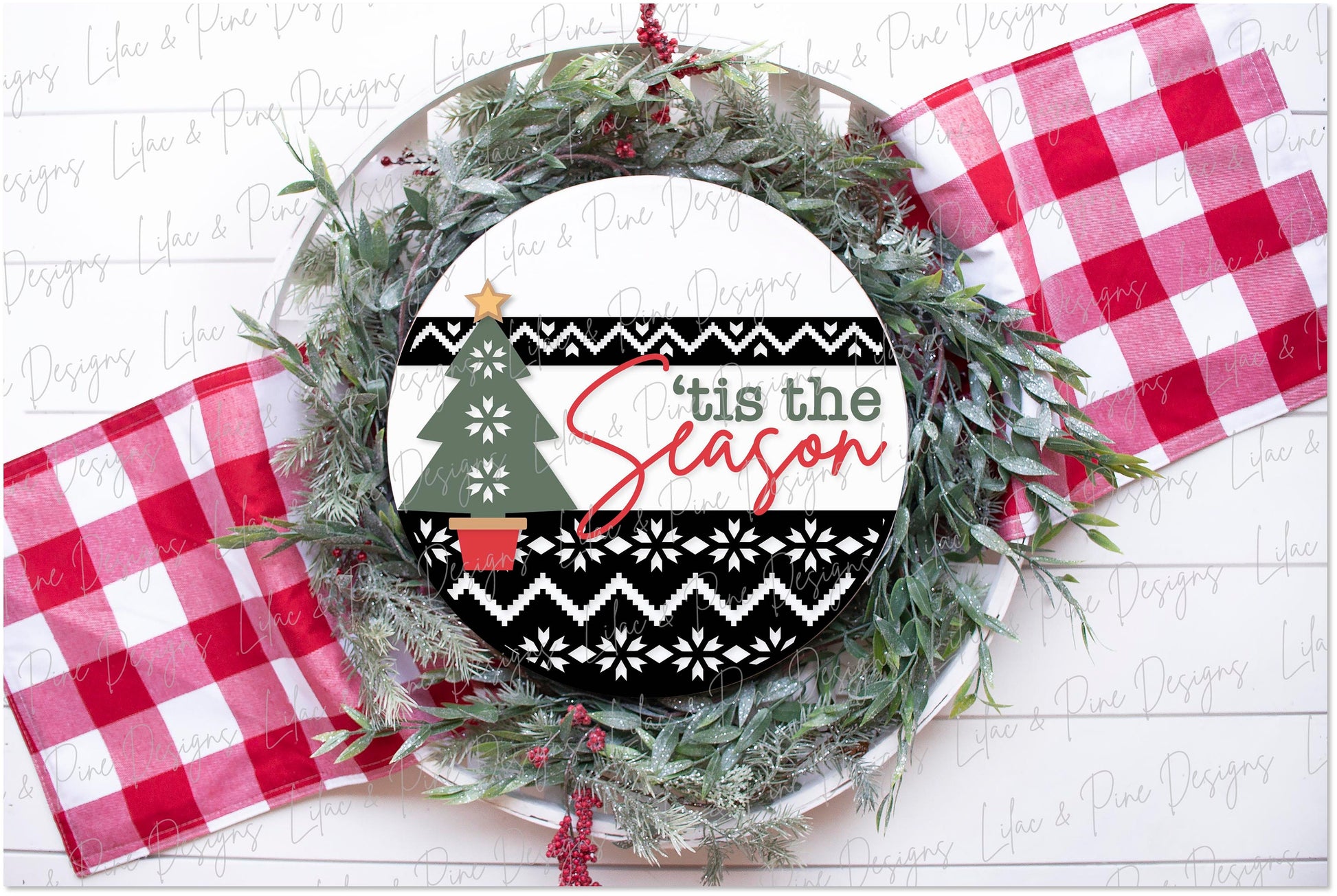Tis the Season sign SVG, Christmas welcome sign SVG, Christmas door hanger SVG, Nordic welcome sign svg, Glowforge Svg, laser cut file