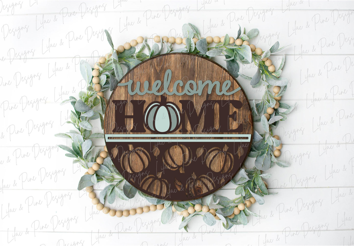 Welcome home pumpkin sign, fall door hanger SVG, fall welcome sign, fall porch decor, pumpkin home sign, Glowforge SVG, laser cut file