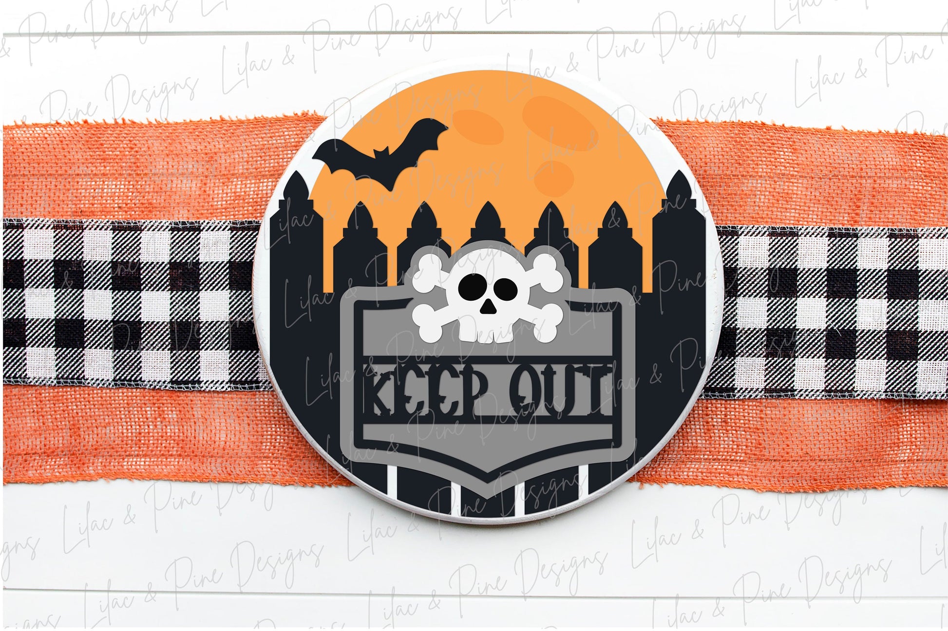 Halloween door hanger, Halloween Go Away SVG, Keep out SVG, Skull and crossbones beware sign, Halloween decor, Glowforge Svg, laser cut file